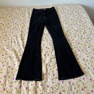 Black Flare KDF Women's Jeans  Witchy Size 6
 #015